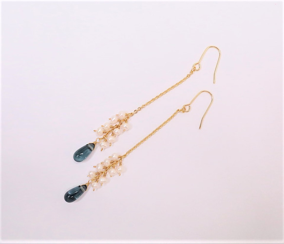 【18K変更可】Mermaid pierced earrings P0084 第8張的照片