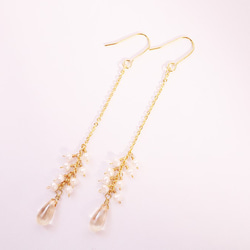 【18K変更可】Mermaid pierced earrings P0085 第3張的照片