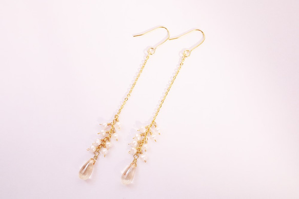 【18K変更可】Mermaid pierced earrings P0085 第3張的照片