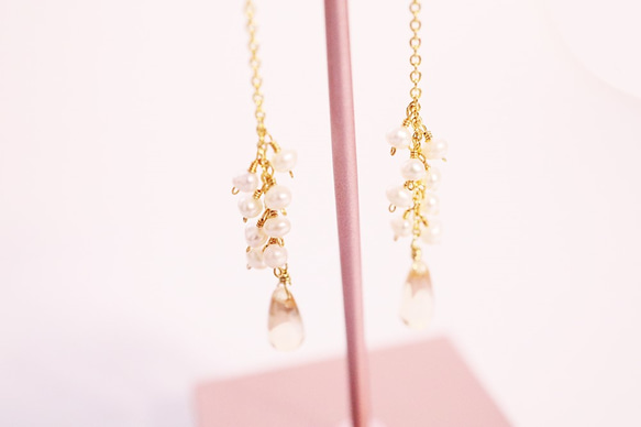 【18K変更可】Mermaid pierced earrings P0085 第1張的照片