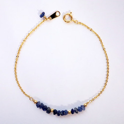 ロイヤル/ブルーサファイアブレスレット  Royal Blue sapphire Bracelet B0057 1枚目の画像