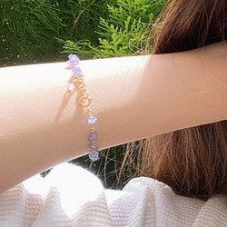 TEARS OF EARTH Tanzanite＆Hermakkey Bracelet B0061 第2張的照片