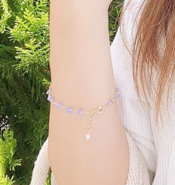 TEARS OF EARTH Tanzanite＆Hermakkey Bracelet B0061 第6張的照片