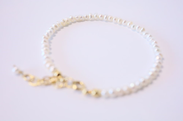 TSUNAGARU/淡水真珠パールブレスレット　Freshwater Pearl Bracelet B0063 1枚目の画像