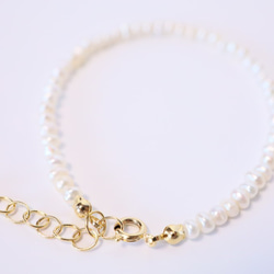 TSUNAGARU/淡水真珠パールブレスレット　Freshwater Pearl Bracelet B0063 8枚目の画像