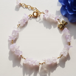 薰衣草紫水晶手鍊 Labender Amethyst bracelet B0033 第1張的照片