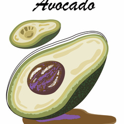 ポスターA4版/アボガド/Avocado/オリジナルイラスト 4枚目の画像