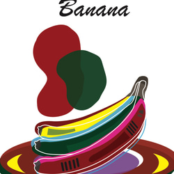 ポスターA4版/バナナのイラスト/オリジナルイラスト 5枚目の画像