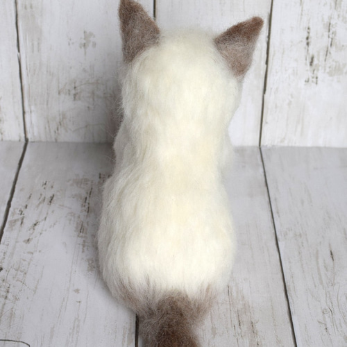 シャム猫の子猫 羊毛フェルト studio＊coup 通販 12040428