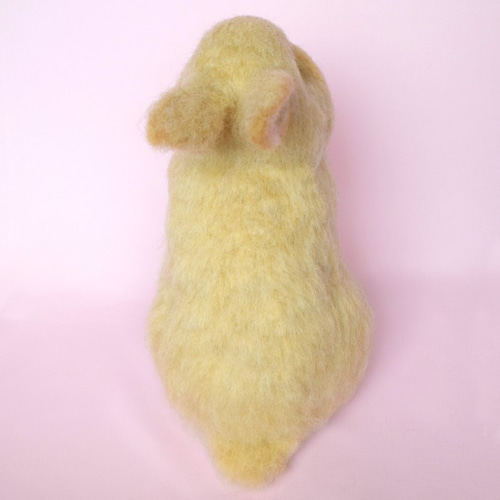 ネザーランドドワーフの子うさぎ（オレンジ） 羊毛フェルト studio