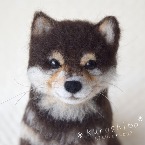 柴犬の子犬（手のひらサイズ） 羊毛フェルト studio＊coup 通販