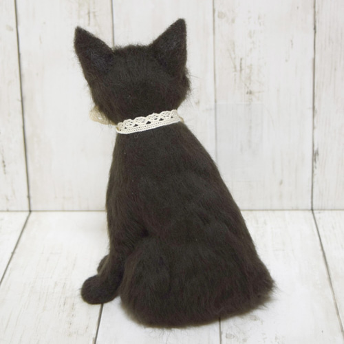 黒猫 2 黒猫の子猫 羊毛フェルト studio＊coup 通販 12410911｜Creema