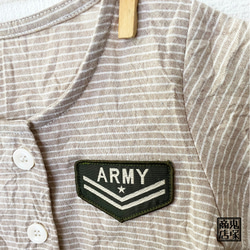 ARMYワッペンシャツ 80サイズ 3枚目の画像