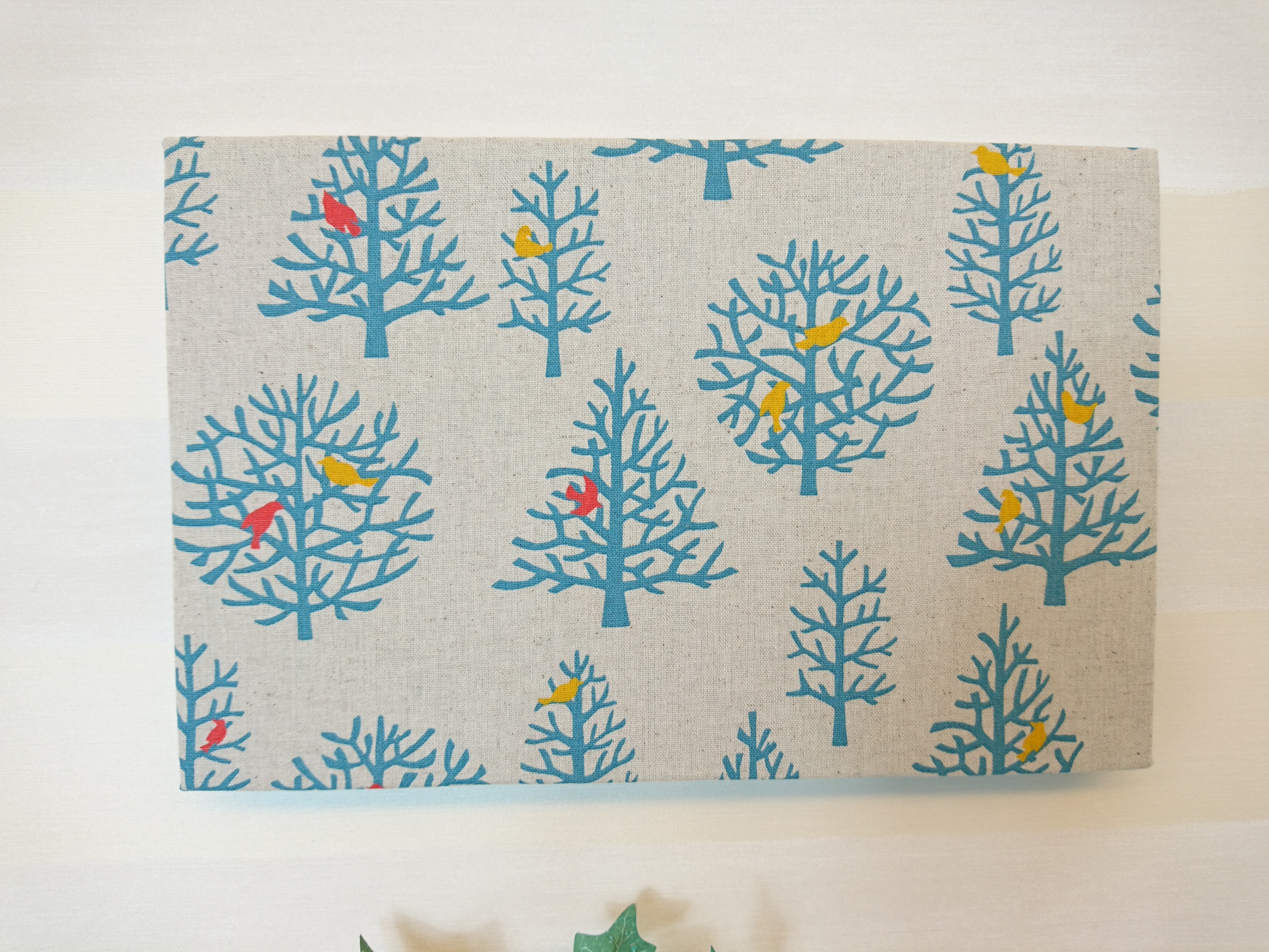 北欧 * ファブリックパネル 北欧の森とおうち 北欧の森 ファブリックパネル 20×20 タペストリー・壁掛け