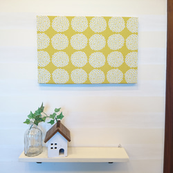 ファブリックパネル＊ハワイアン①クリームイエロー ファブリックパネル＊ハワイアン①クリームイエロー