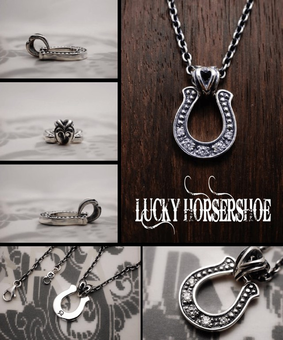 ＬＵＣＫＹ　ＨＯＲＳＥＳＨＯＥ　ＳＶ　PENDANT　／　ラッキー　ホースシュー　シルバー　ペンダント【BASARA】 2枚目の画像