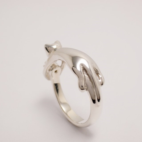 キャットリング シルバー ムーンストーン 14号 US 7号 【公式通販】