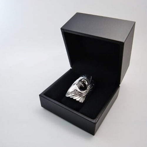 鷹の指輪【ROF001R】 指輪・リング（メンズ） DaDa silver works