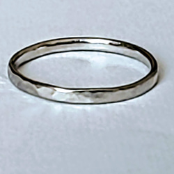 純鉑 Pt999 錘形戒指 1.9mm 第3張的照片