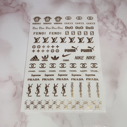 ネイルシール ブランドロゴネイルシール ブランドロゴシール ブランド