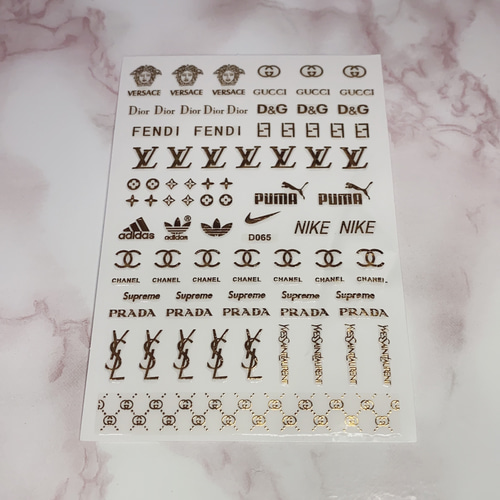 ネイルシール ブランドロゴネイルシール ブランドロゴシール ブランド