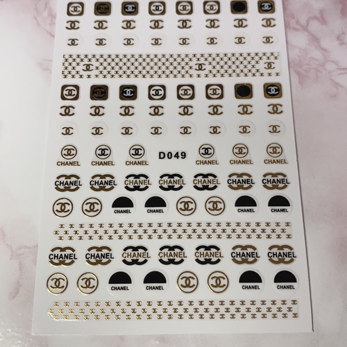 ネイルシール ブランドロゴ・アルファベットセット ネイルシール ブランドロゴネイルシール ブランドロゴシール