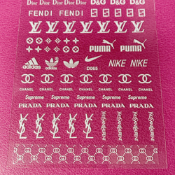 ネイルシール ブランドロゴネイルシール ブランドロゴ その他