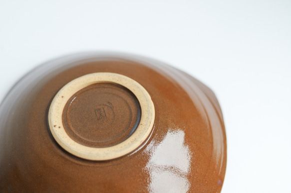 高取焼「刷毛引四方形大鉢」 陶器　ー伝統工芸士の手による「やきもん」 5枚目の画像