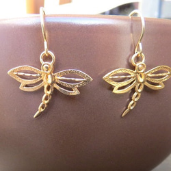 dragonfly earrings トンボさんのピアス 5枚目の画像