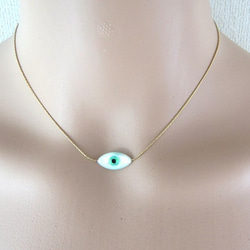 evil eye necklace　アイネックレス 2枚目の画像