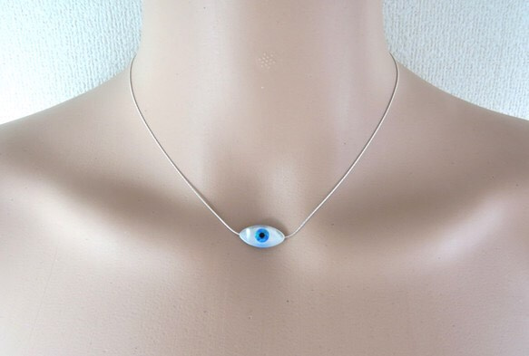 evil eye necklace　アイネックレス 3枚目の画像