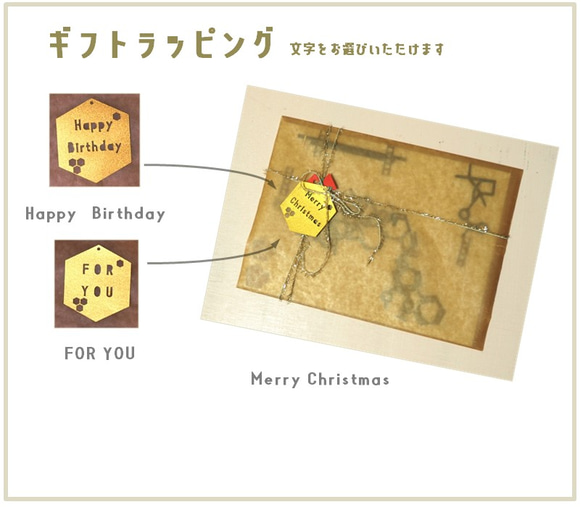 化学式のモビールⅡ　～クリスマスの香りの構造式～ 7枚目の画像