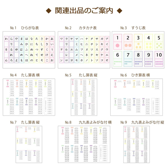 №15 小学校1年生 漢字表 縦 3枚目の画像