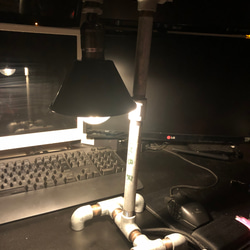 間接照明　配管　アンティーク　ランプ　エジソンランプ 5枚目の画像