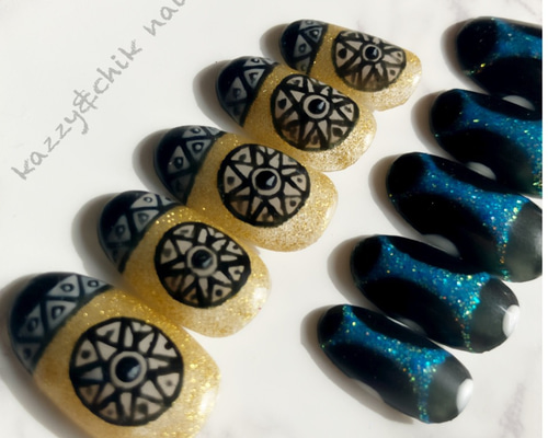 ネイルチップ 〜魔法陣〜 ネイルチップ（つけ爪） kazzy&chik nail