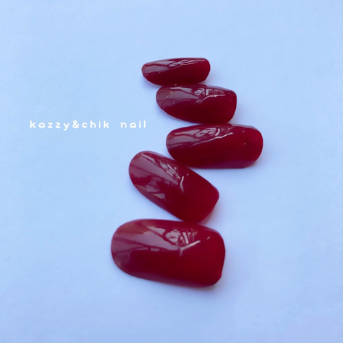 ネイルチップ 〜単色 No.3〜 ネイルチップ（つけ爪） kazzy&chik