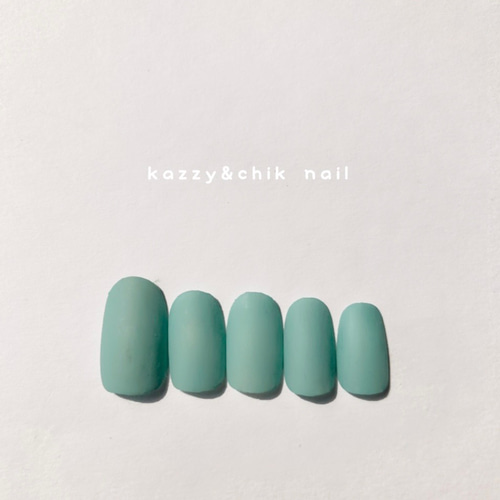 ネイルチップ 〜単色M No.13〜 ネイルチップ（つけ爪） kazzy&chik