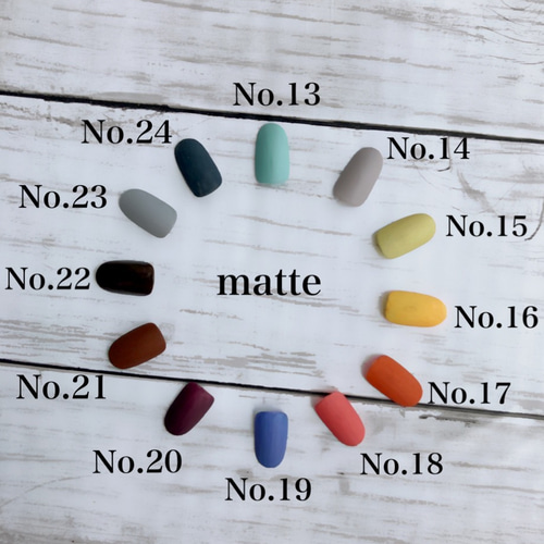 ネイルチップ 〜単色M No.16〜 ネイルチップ（つけ爪） kazzy&chik