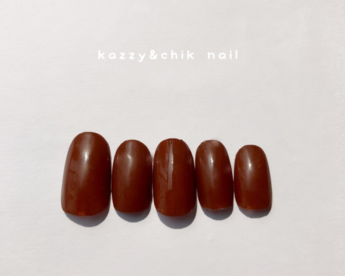 ネイルチップ・付け爪 21 ネイルチップ 〜単色 No.21〜 ネイルチップ（つけ爪） kazzy&chik nail
