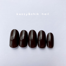 ねいるちっぷ ネイルチップ 〜単色 No.20〜 ネイルチップ（つけ爪） kazzy&chik nail