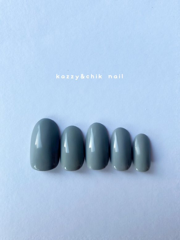 ネイルチップ 〜単色 No.23〜 ネイルチップ（つけ爪） kazzy&chik nail