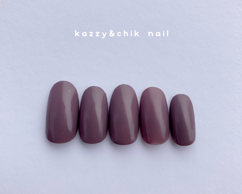 ネイルチップ 〜単色 No.34〜 ネイルチップ（つけ爪） kazzy&chik nail