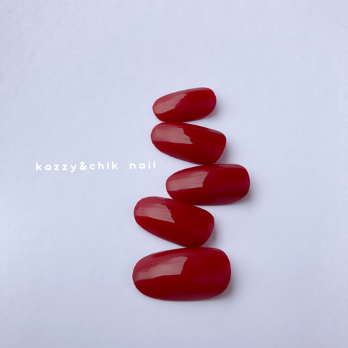 ネイルチップ 〜単色 No.40 RED〜 ネイルチップ(つけ爪 ネイルチップ 〜単色 No.40 RED〜 ネイルチップ(つけ爪