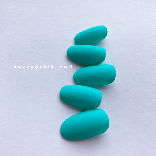 ネイルチップ 〜単色M No.45 MINT〜 ネイルチップ（つけ爪