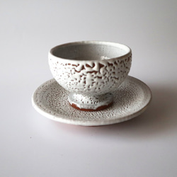 ミニカップ & お皿 (梅華皮) 1枚目の画像