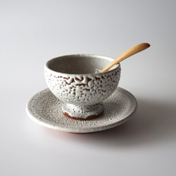 ミニカップ & お皿 (梅華皮) 2枚目の画像