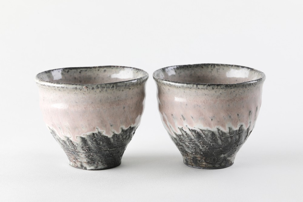 フリーカップ・2個組　～窯変～