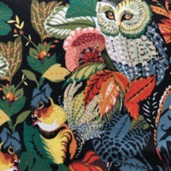 アレクサンダー・ヘンリー　112×90"harvest owl"ブラック 3枚目の画像