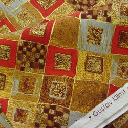 ロバートカフマン　"GUstav Klimt" クリムト　モザイク　Ｒｅｄ 2枚目の画像