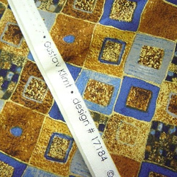 ロバートカフマン　"GUstav Klimt" クリムト　モザイク　ＢＬＵＥ 2枚目の画像
